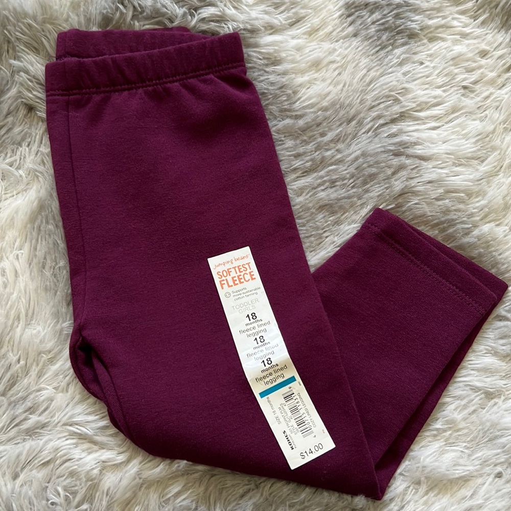 Toddler Girl Jumping Beans Cozy Lined Leggings